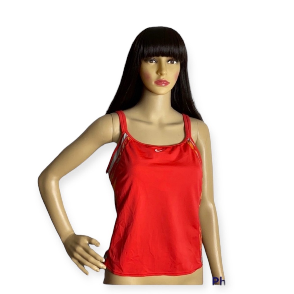 Nike Athletic Red Tankini